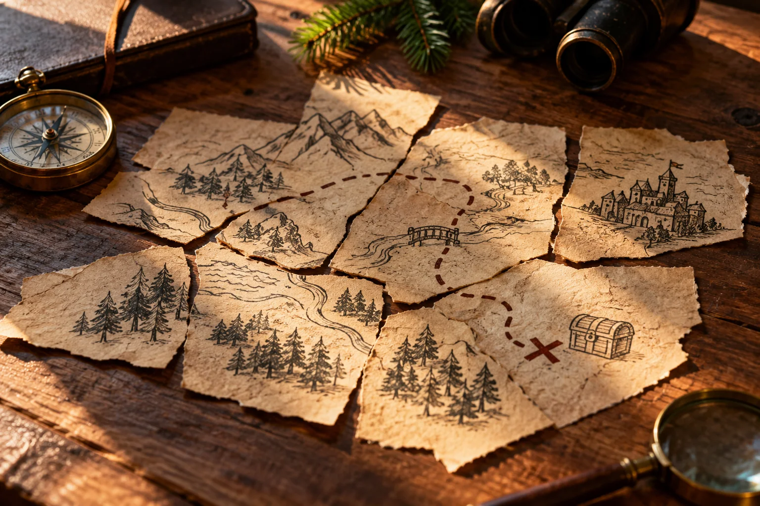 Papierowa mapa przygody Papierowa mapa przygody